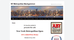 Desktop Screenshot of nybackgammon.com