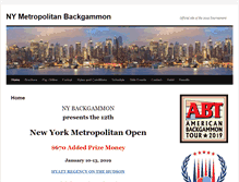 Tablet Screenshot of nybackgammon.com